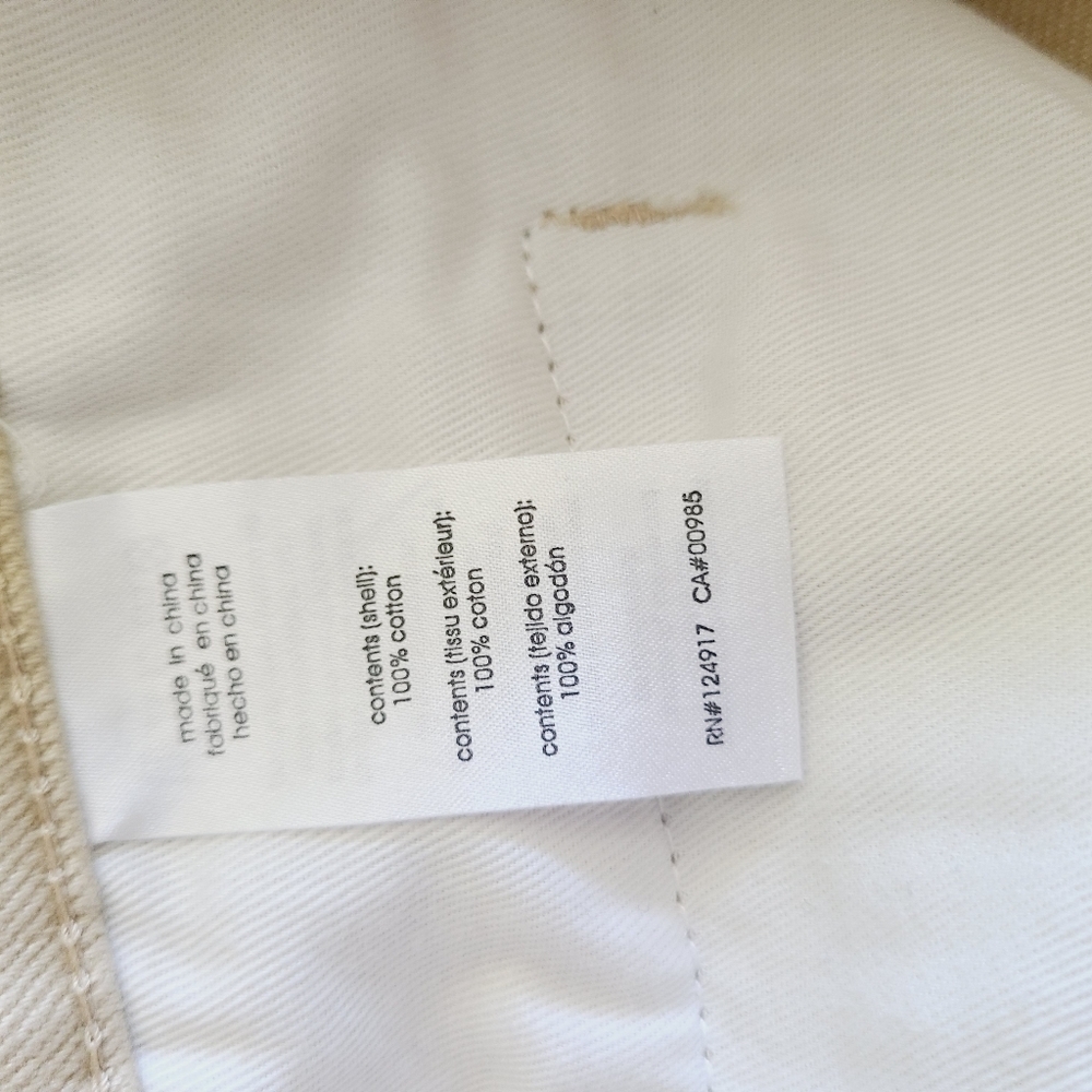 NWOT WEWOREWHAT utility pants in tan color - Picture 10 of 11